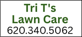 Tri T's Lawn Care Sponsorship Banner